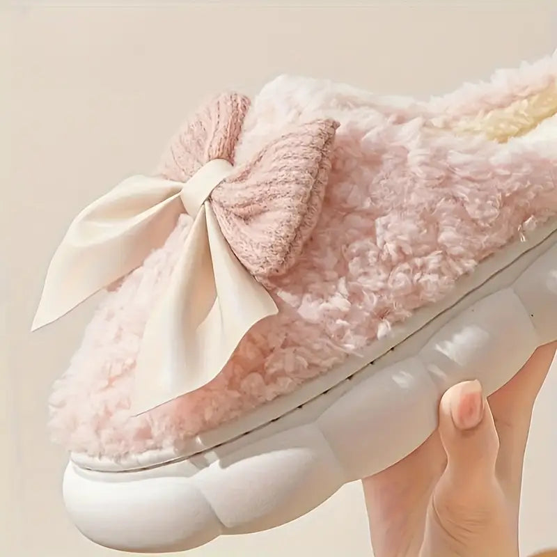 Chaussons doublés polaire pour femme automne-hiver