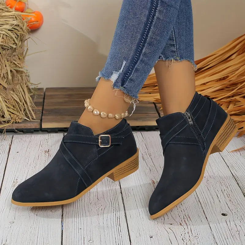 Bottines à lacets tendance pour femmes grande taille 2025