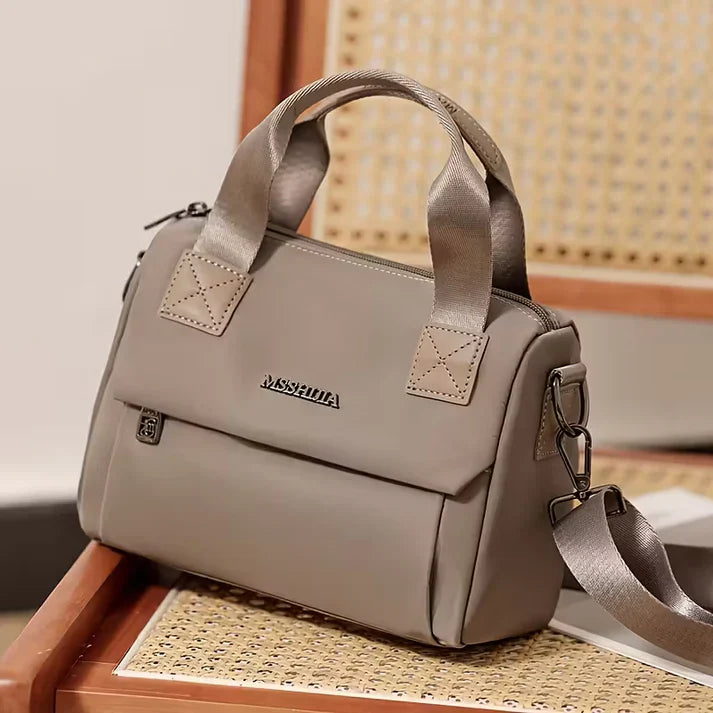 Sac bandoulière en nylon pour femme, grande capacité, multi compartiments