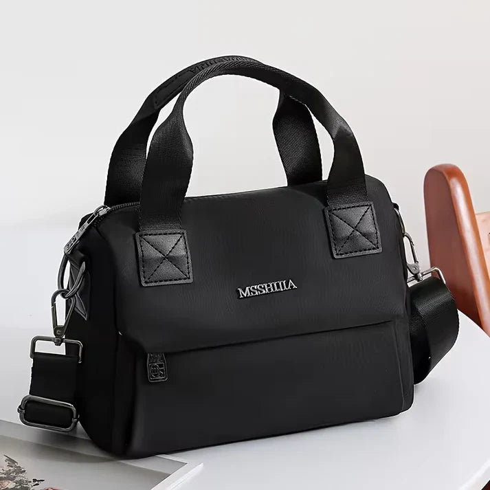 Sac bandoulière en nylon pour femme, grande capacité, multi compartiments