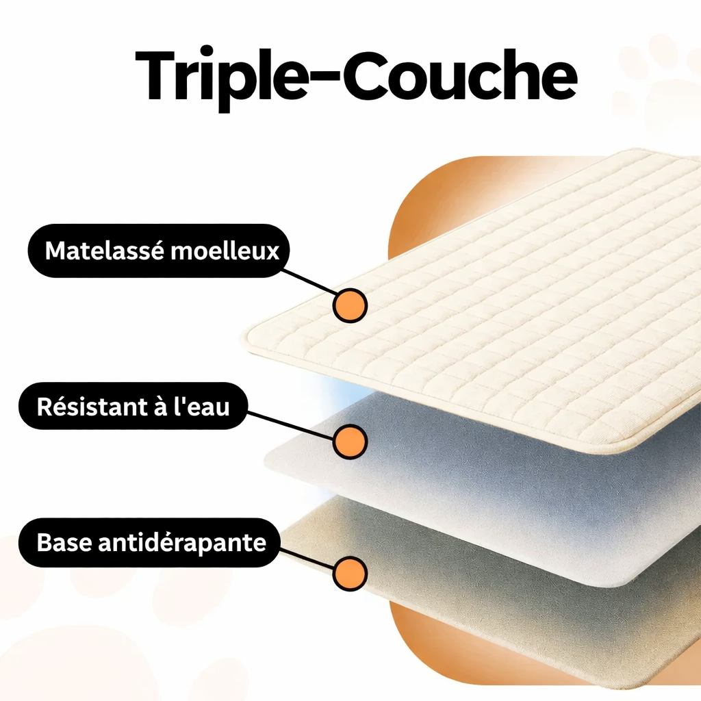 Housse de protection matelassée antidérapante en peluche pour canapé pour animaux de compagnie