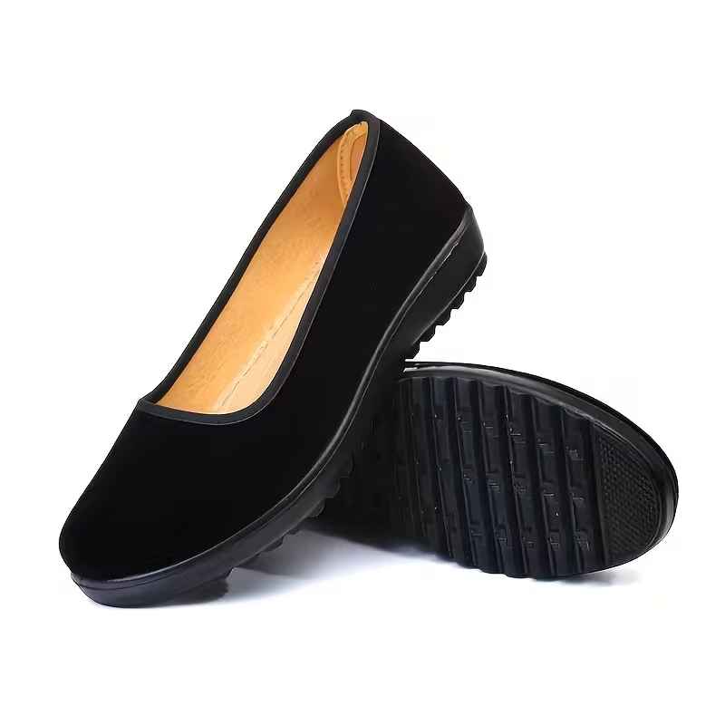 Mocassins de sport à enfiler élastiques pour femmes, bout rond, pour tous les jours