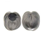 Postiche Topper Court Respirant en Cheveux Humains Effet Naturel